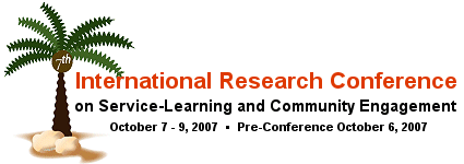 7th Annual International Conference: Service-Learning Research